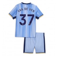 Maglie da calcio Tottenham Hotspur Micky van de Ven #37 Seconda Maglia Bambino 2024-25 Manica Corta (+ Pantaloni corti)